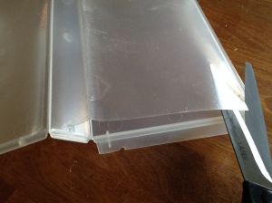 Remove plastic sheet cover